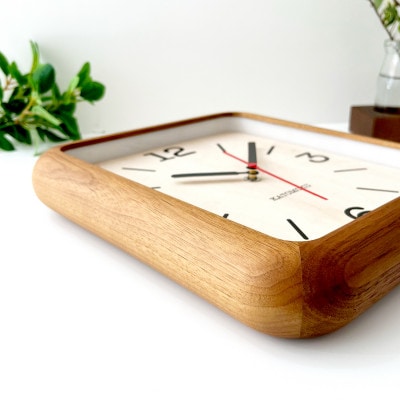 掛け時計 KATOMOKU Muku clock km-133WA 木製 インテリア