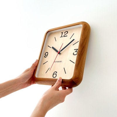 掛け時計 KATOMOKU Muku clock km-133WA 木製 インテリア
