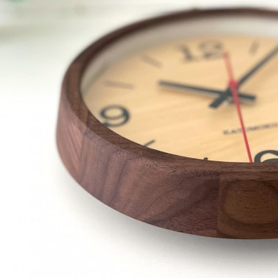 掛け時計 KATOMOKU Muku clock km-136WA 木製 インテリア