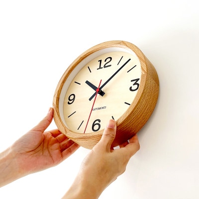 掛け時計 KATOMOKU Muku clock km-136OA 木製 インテリア