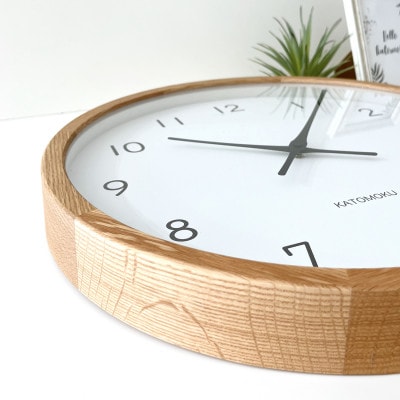 掛け時計 KATOMOKU Muku clock km-139OA 木製 インテリア