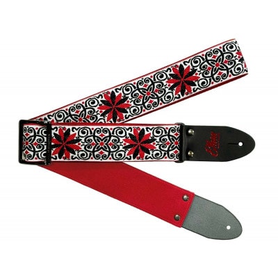 yM^[Xgbvz Elara Straps Zinnia Elegans White/Red