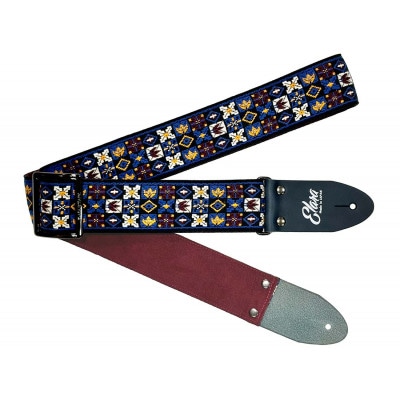 【ギターストラップ】 Elara Straps Knoxville Piana Blue