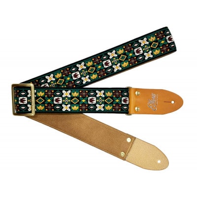 【ギターストラップ】 Elara Straps Knoxville Sequoia Green