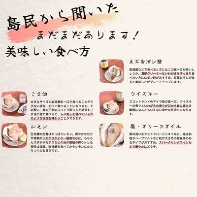 海士のいわがき 殻なし 計1.6kg～2kg 3Lサイズ5個 生食可能 CAS冷凍 牡蠣 岩牡蠣