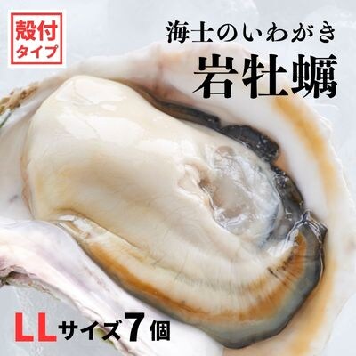 海士のいわがき 計2.8kg〜3.5kg 巨大LLサイズ7個 生食可能 CAS冷凍 牡蠣 岩牡蠣