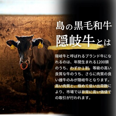 【A5・A4等級】島の黒毛和牛 隠岐牛 上切り落とし 400g