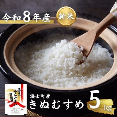 令和8年度産先行予約 きぬむすめ 5kg 精米 米