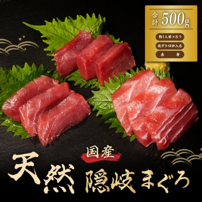 海士町産　クロマグロ 500g(100g×5パック)