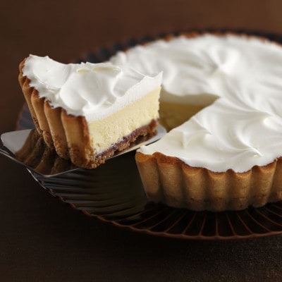 ふらの雪どけチーズケーキセット(プレーン・ワイン)