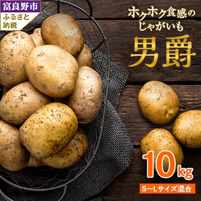 北海道富良野産　男爵(SサイズからLサイズ混合)10kg