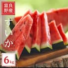 2026年先行予約　ふらのスイカ　2Lサイズ(6kg)　1玉