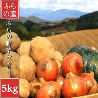 2025年先行受付　北海道富良野産　野菜セット5kg詰め(4～5種類)