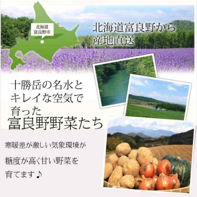 2025年先行受付　北海道富良野産　野菜セット5kg詰め(4～5種類)