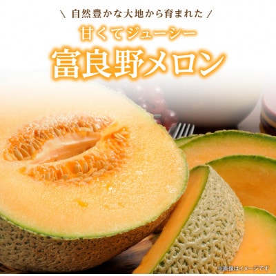 【発送月固定定期便】富良野メロン定期便全2回