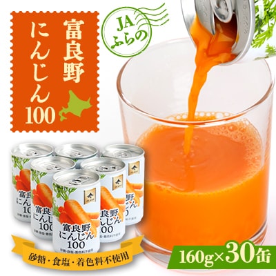 JAふらの　富良野にんじん100(30缶セット)
