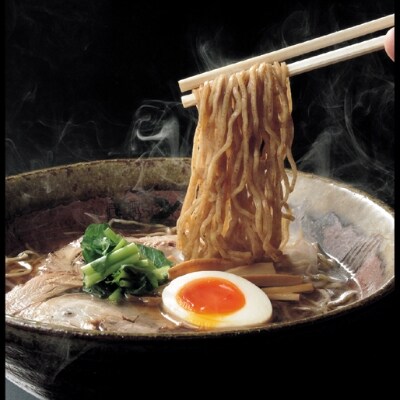 2022年8月発送開始『定期便』【石臼挽き中華そば6食セット】&【乾麺8食セット】全2回