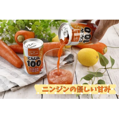 【北海道産にんじん使用】ふらの にんじん100 160g×30本入