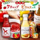 【詰め合わせセット】ふらの とまとのケチャップ 400g×3本+ピクルスの素　380g×3本