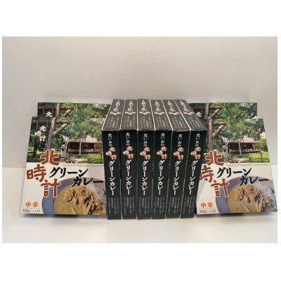 北時計　グリーンカレー　10個セット