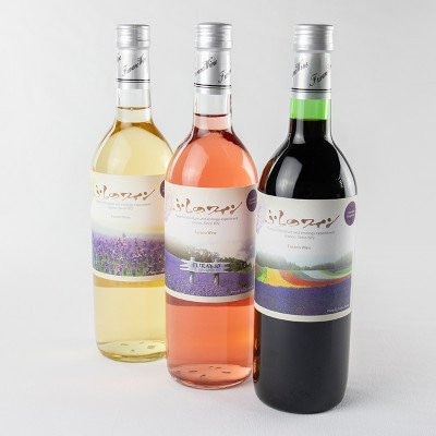 【包装・手提げ袋・のし付】ふらのワイン (赤・白・ロゼ)720ml×3本セット