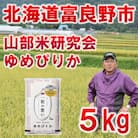 【毎月定期便】【特A受賞米】北海道富良野市産ゆめぴりか　精米5kg全6回