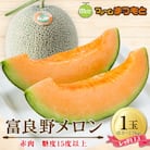 【美味‼秋のメロン】富良野メロン(レッド113)赤肉(2.0～2.5kg)1玉入　糖度15度以上
