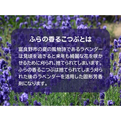 ふらのラベンダー香るこつぶ 香り袋+詰め替えセット