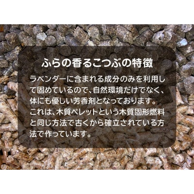 ふらのラベンダー香るこつぶ 香り袋+詰め替えセット