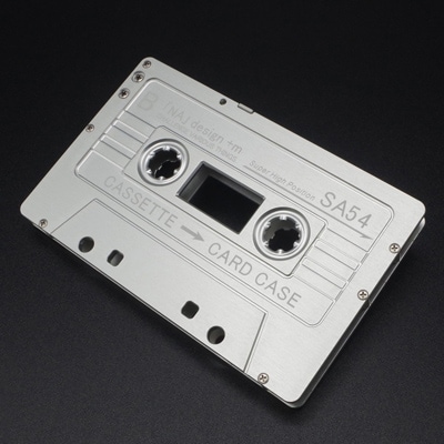 音楽好きに贈りたいカードケース　CASSETTE→CARD CASE