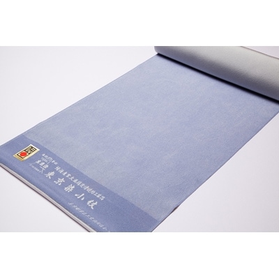 銀座【C-2960】伝統工芸士 保科土山作 江戸小紋 グレー系 道長