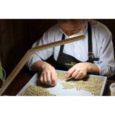 国産の炭火で焙煎したコーヒー豆【雫ブレンドやまゆり】ご注文後に焙煎100g×3パック中挽き粉