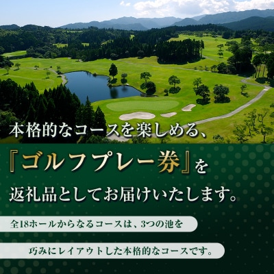 宮崎レイクサイドゴルフ倶楽部 ゴルフプレー券 全日 4名様
