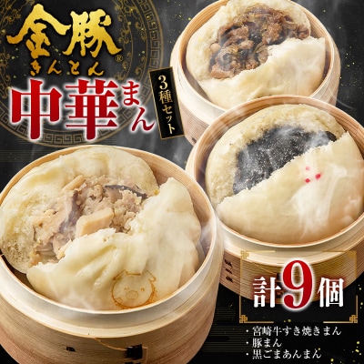 ◇金豚 中華まん 3種 セット 計9個
