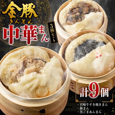 ◇金豚 中華まん 3種 セット 計9個