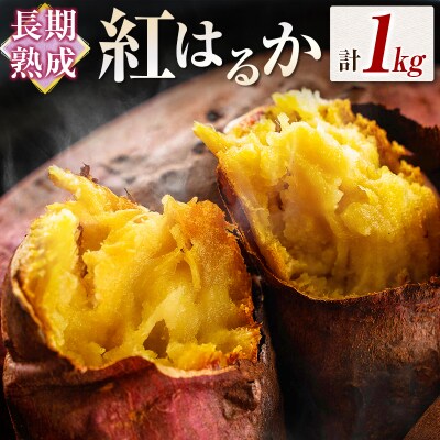 長期熟成 紅はるか 計1kg 宮崎県都城市産 さつまいも サツマイモ