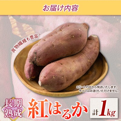 長期熟成 紅はるか 計1kg 宮崎県都城市産 さつまいも サツマイモ