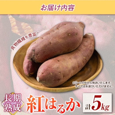 長期熟成 紅はるか 計5kg 宮崎県都城市産 さつまいも サツマイモ
