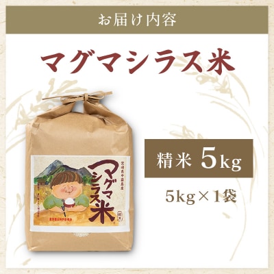 宮崎県の大自然が育んだお米【マグマシラス米】5kg 精米 宮崎県産 九州 国産