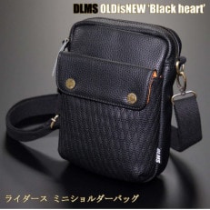 DLMS OLDisNEW 'Black heart&rsquo; ミニショルダーバッグ【ヴィーガンレザー】