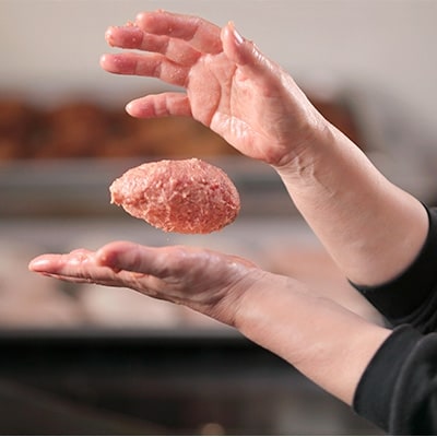 黒毛和牛100%手ごねハンバーグ和風きのこソース入り　150g×7個