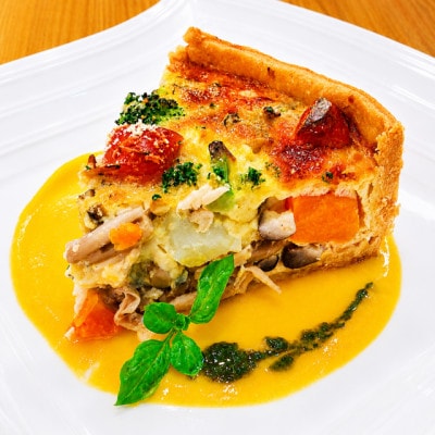 スープ屋のお野菜たっぷりキッシュ　2種セット(各3カット)【冷凍】