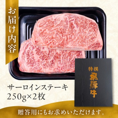 黒毛和牛 飛騨牛サーロインステーキ 250g×2