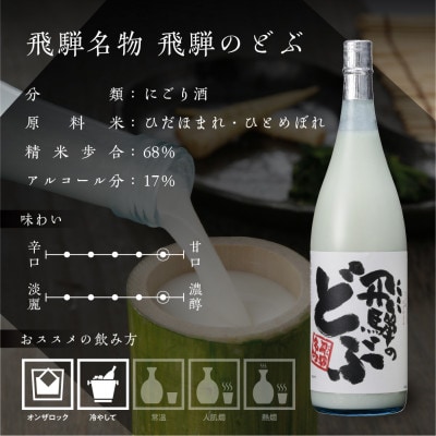 にごり酒 飛騨のどぶ 720ml【S866】