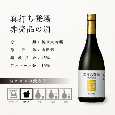 真打ち登場 非売品の酒 純米大吟醸 720ml 2本【S890】