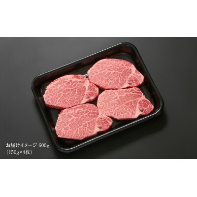 飛騨牛 ヒレステーキ　600g(150g×4枚)冷凍真空パック MZ009