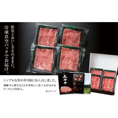 飛騨牛 霜降りスライス(すき焼き/しゃぶしゃぶ)600g 小分け 冷凍真空パック MZ002