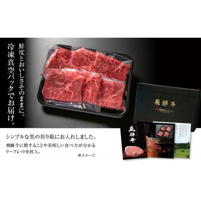 飛騨牛 赤身ステーキ(モモ) 600g(100g×6枚)真空パック 飛騨高山ミート MZ018
