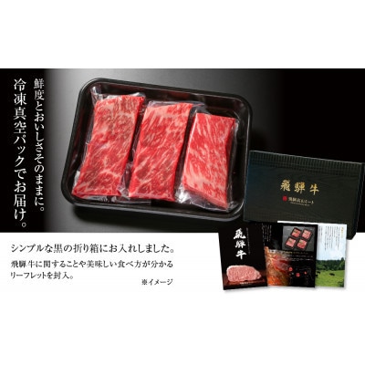 飛騨牛 赤身(モモ又はウデ)ブロック[塊] 300g×3 真空パック 飛騨高山ミート MZ022