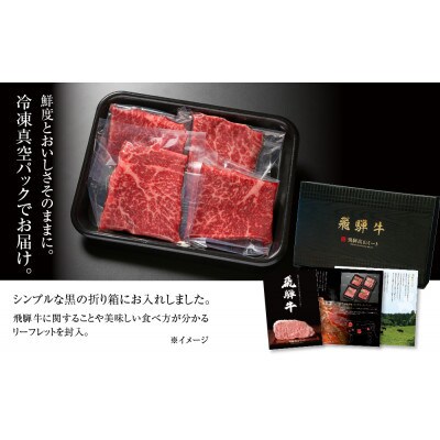飛騨牛 赤身(モモ)ステーキ 100g×4枚 真空パック 飛騨高山ミート MZ026